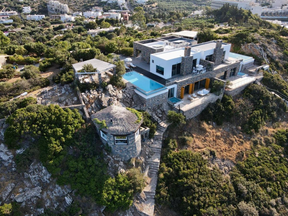 Villa Aiolos: Above The Sea, Within Agios Nikolaos Luaran gambar